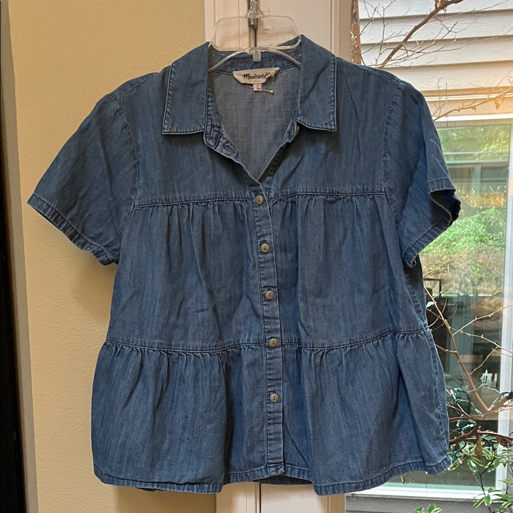 Madewell Indigo Button-Down Shirt
